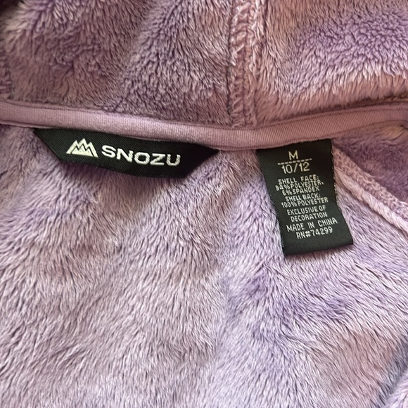 Blue and teal rain jacket with warm inside size 10/12 - Picture 4 of 4